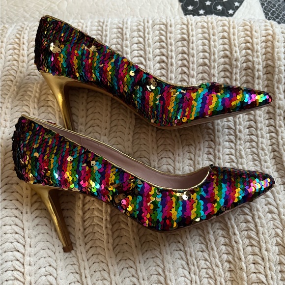 Chinese Laundry Shoes - Chinese Laundry Multicolor Sequin Heels